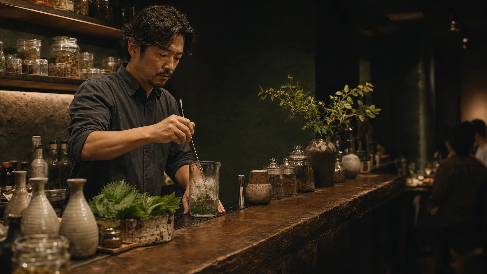 バー「BAR KŌSA」架空店舗デモ制作事例
